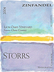 Storrs 2004 Zinfandel Lion Oaks